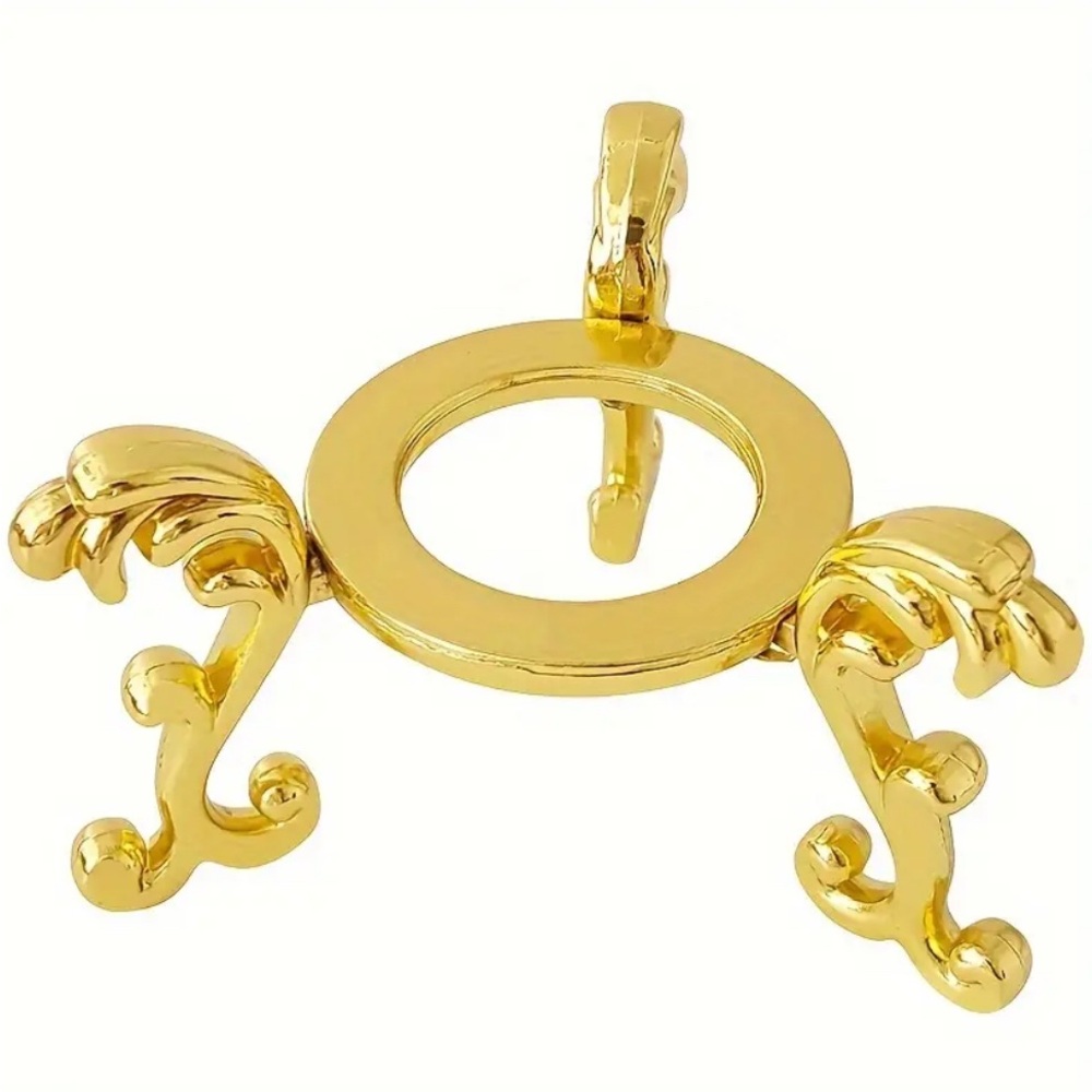 New Large Sphere Stand , Scrolled Gold
